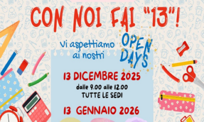 Open Day 13 gennaio 2026
